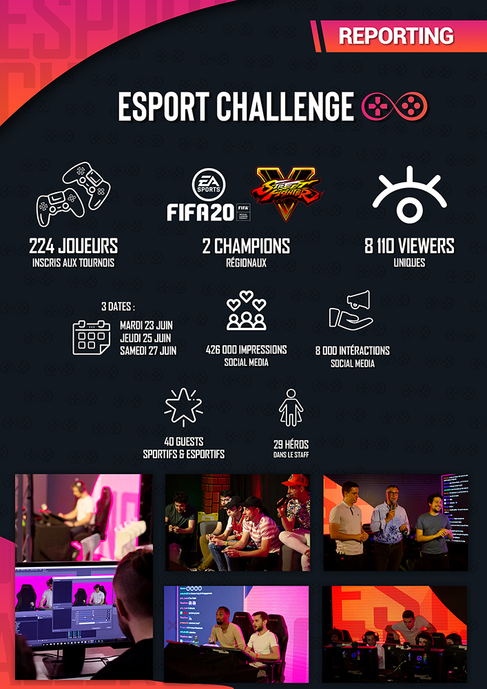 Infographie Esport Challenge