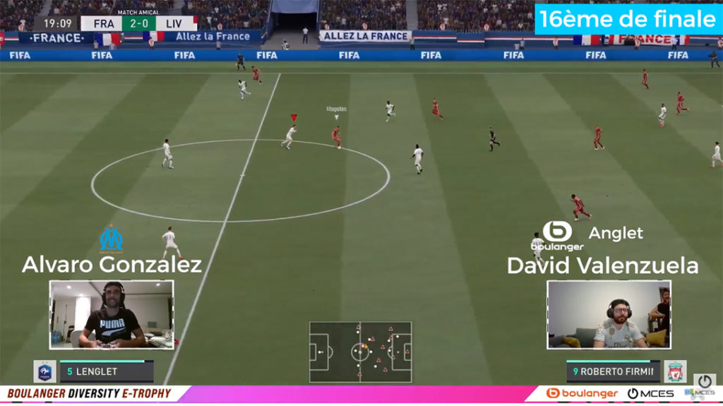 diffusion de tournois Fifa en ligne