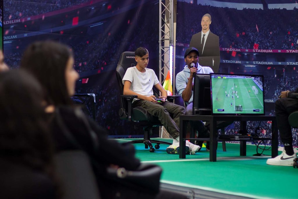 Grande scène fifa esport à la foire de marseille