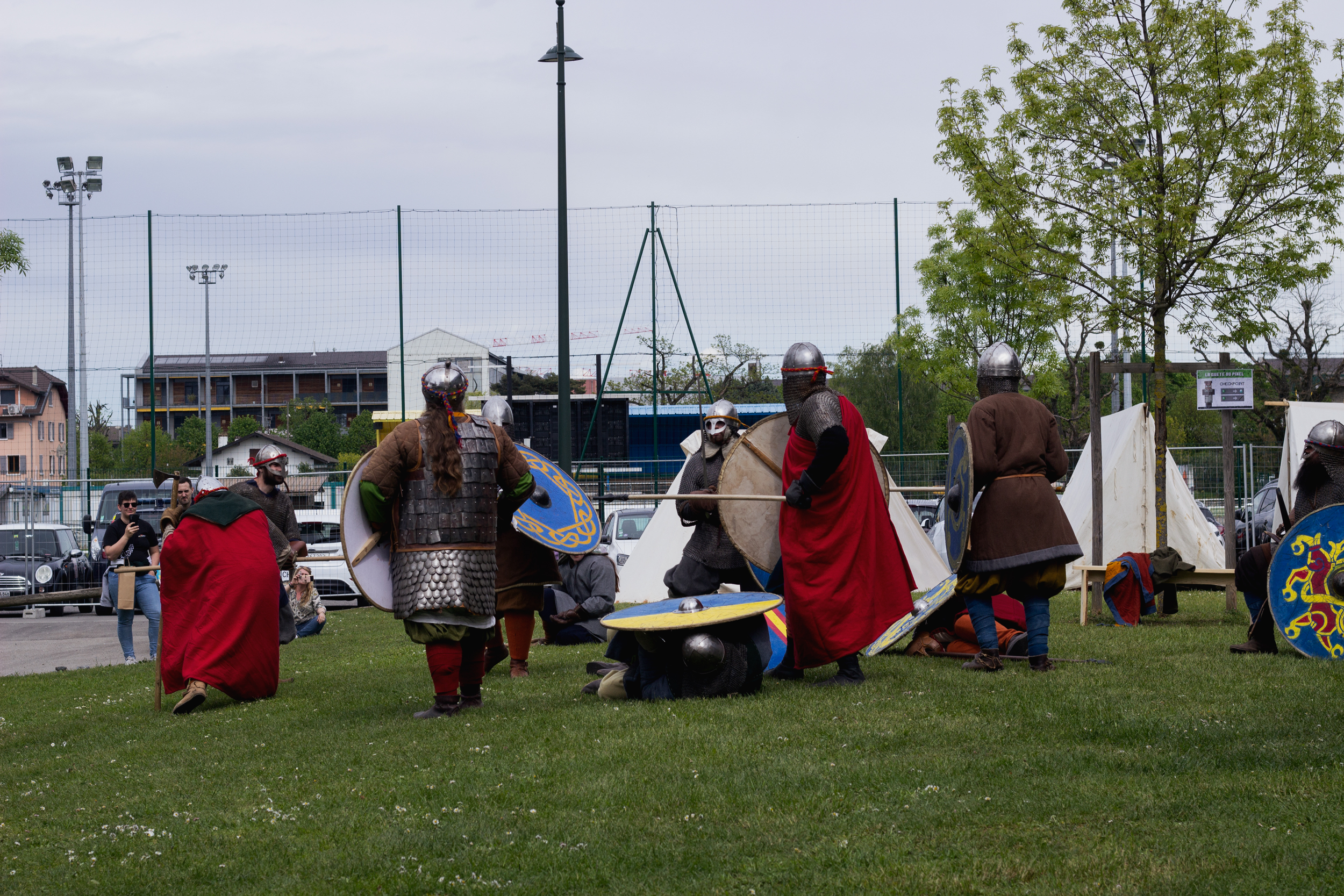 Combat de Vikings présent sur le plus grand événement de la région d'ARA 