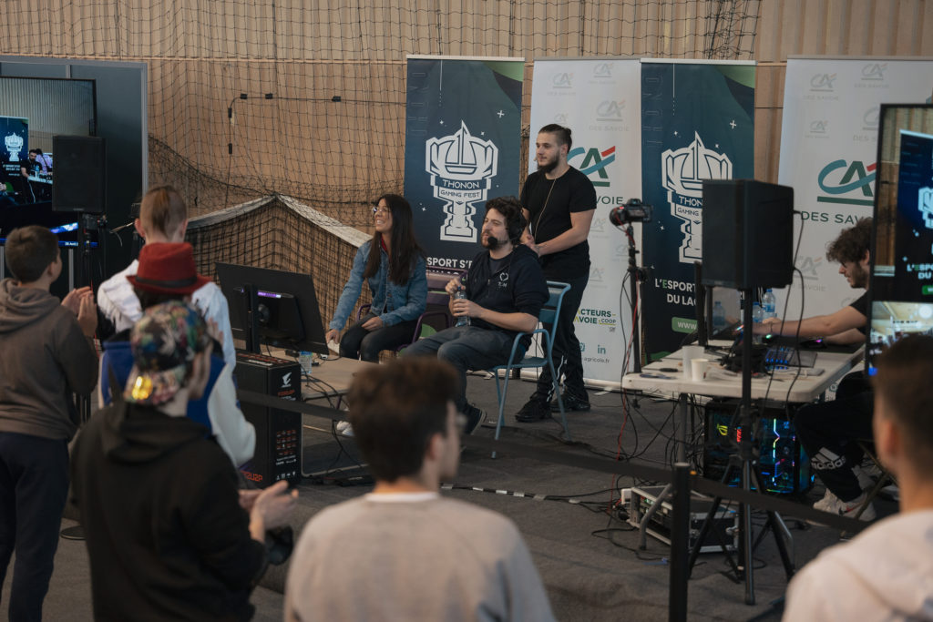 Scène esport avec lutti présent sur le plus grand événement de la région d'ARA