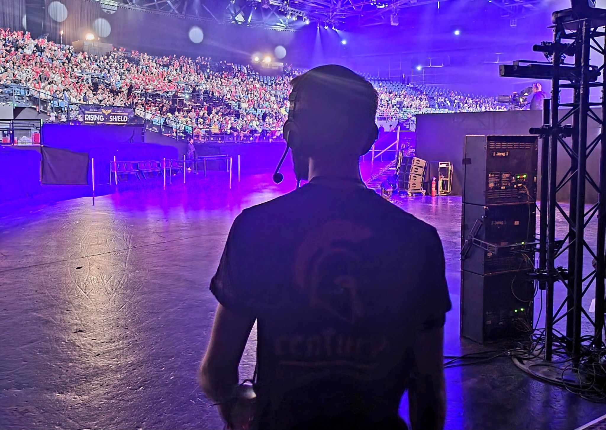 Membre du staff centurio sur événement esport LFL