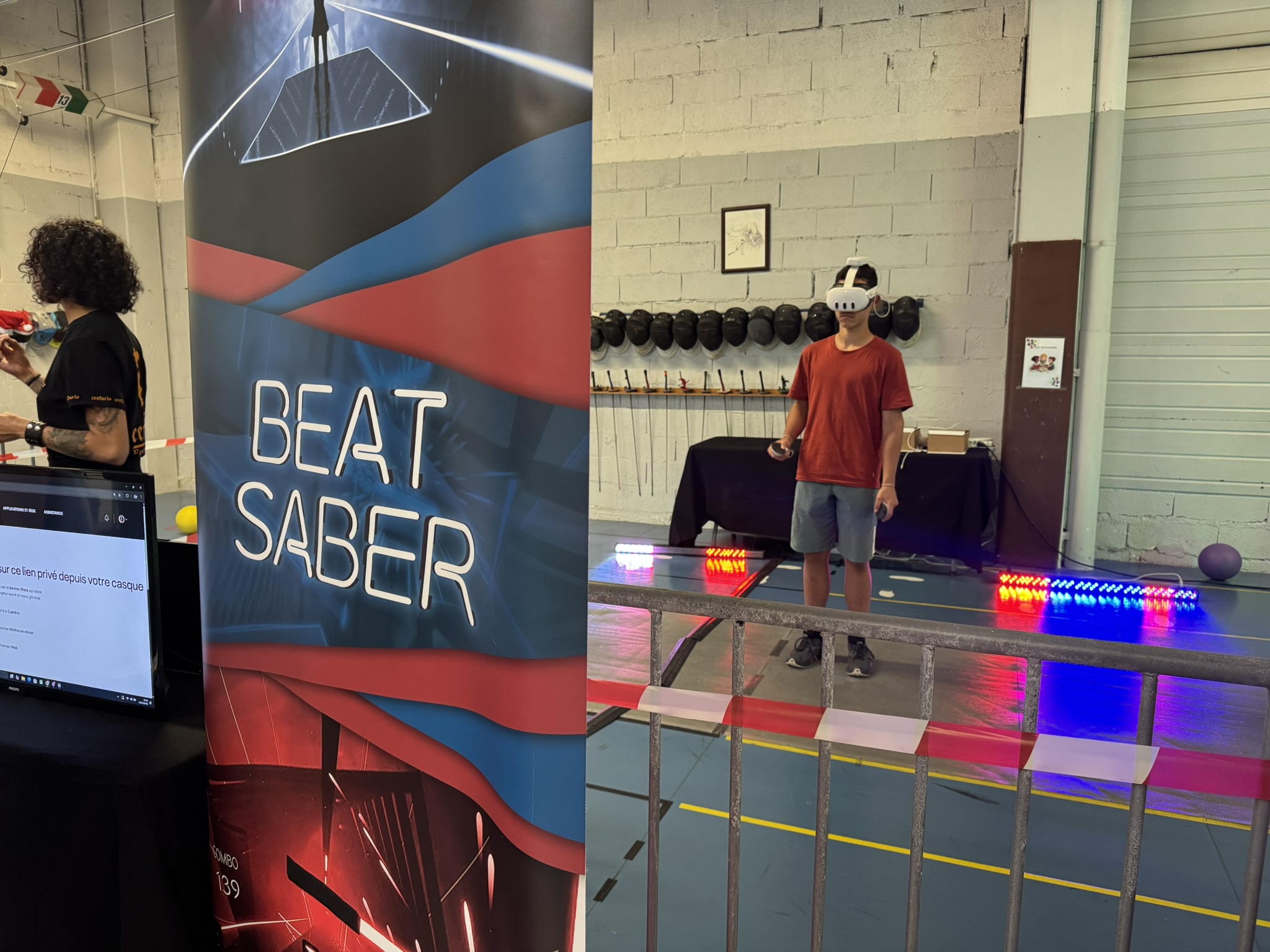 Beat Saber animation gaming color run